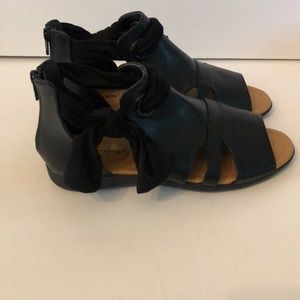 Comfortview Gladiator Sandal Black Size 7.5W